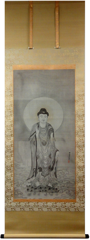 山崎弁栄 阿弥陀如来図/Web書画ミュージアム