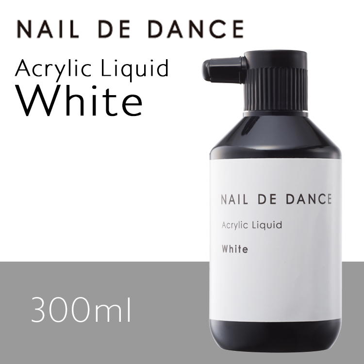 NAIL DE DANCE アクリルリキッド ホワイト 100ml | Nail Labo Online