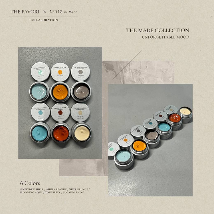 ARTiS di Voce ×THE FAVORI THE MADE GEL COLLABORATION | Nail Labo
