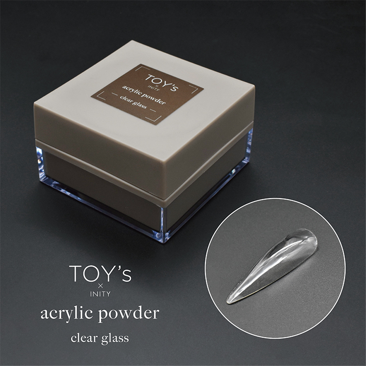 TOY's × INITY アクリルパウダー クリアグラス | Nail Labo Online