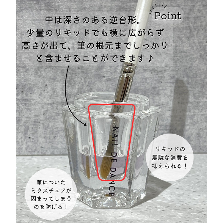 NAIL DE DANCE ダッペンディッシュ クリスタル | Nail Labo Online