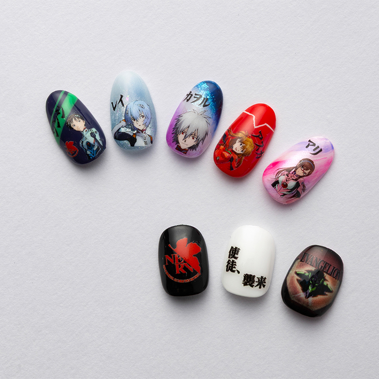 fav's room TOKYO エヴァンゲリオン ネイルシール メインキャラクター1