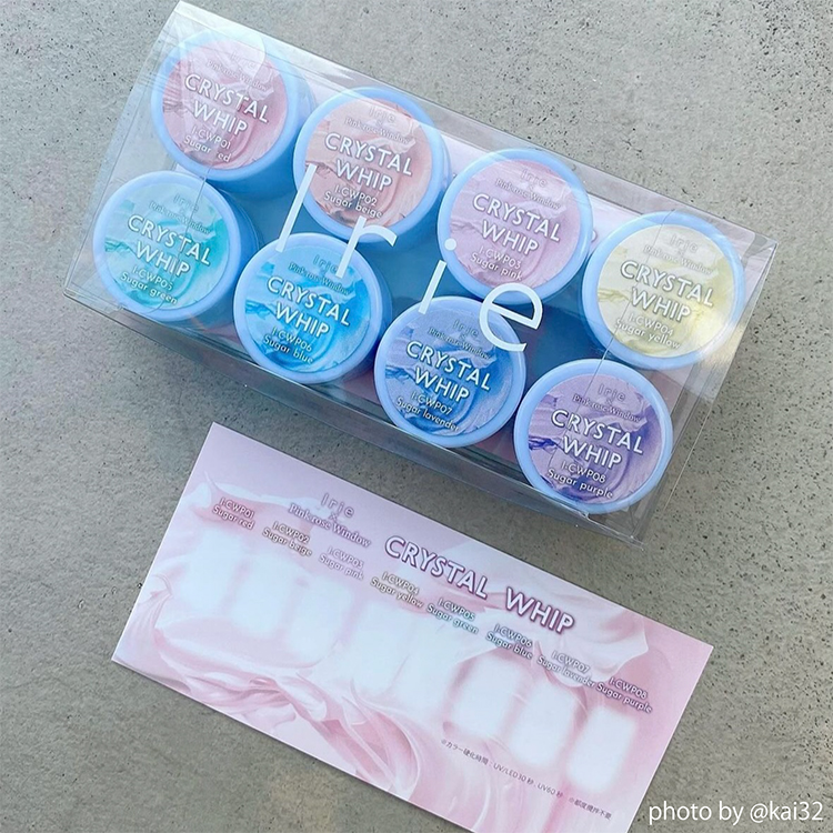 Irie クリスタルホイップ 8色セット | Nail Labo Online Shop