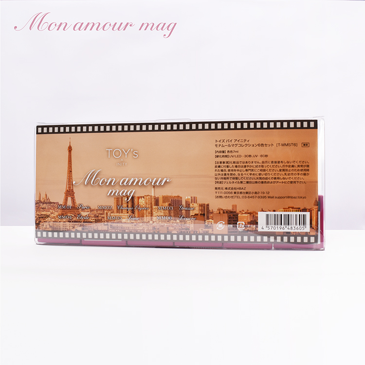 TOY's × INITY モナムールマグコレクション 6色セット | Nail Labo