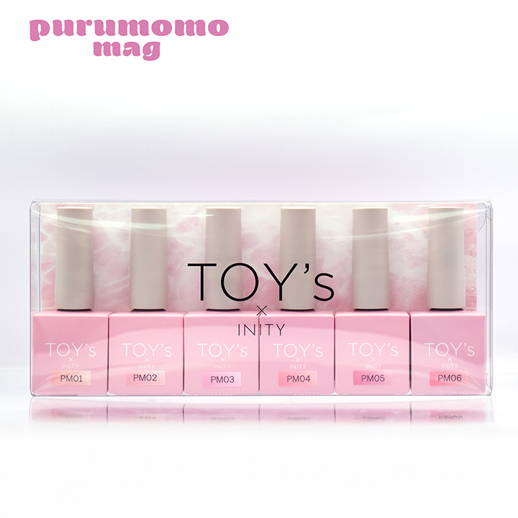 TOY's × INITY ぷる桃マグコレクション 6色セット | Nail Labo Online