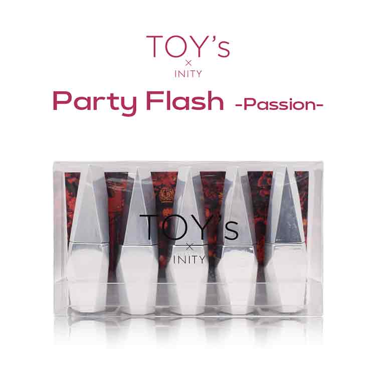 TOY's × INITY パーティーフラッシュ パッション 5色セット | Nail