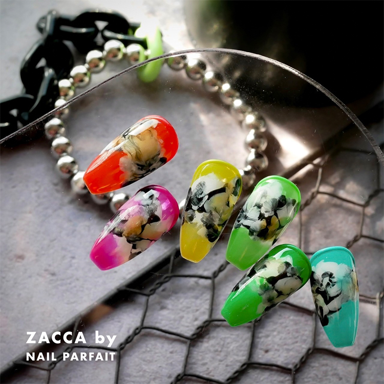 取扱終了 ZACCA by ネイルパフェ カラージェル V5 ビビッドグリーン 2g