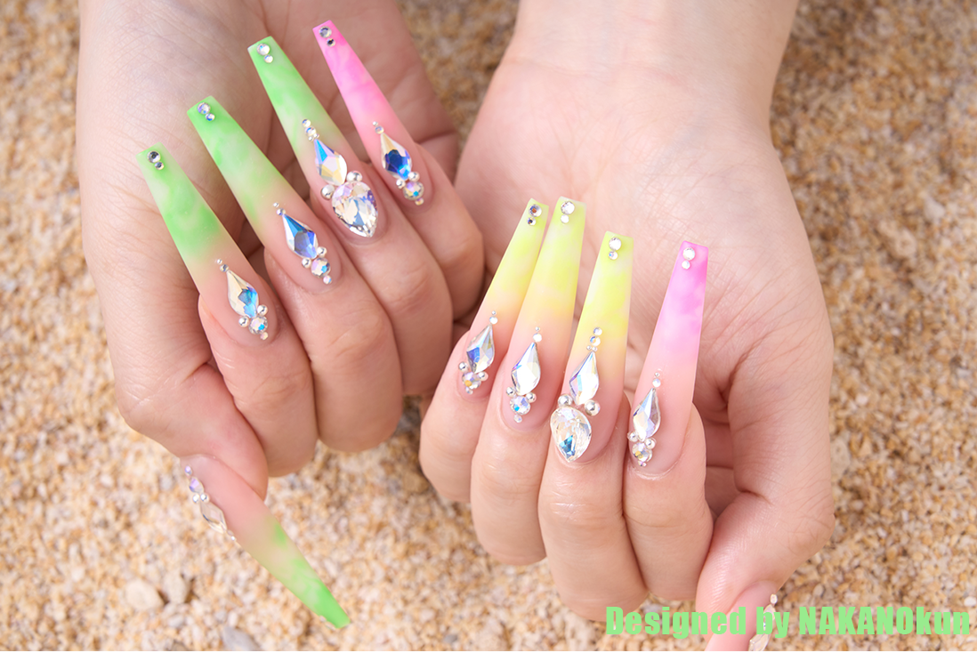 NAIL DE DANCE カラーパウダーVivid&Neon 2024年8月5日RELEASE | Nail