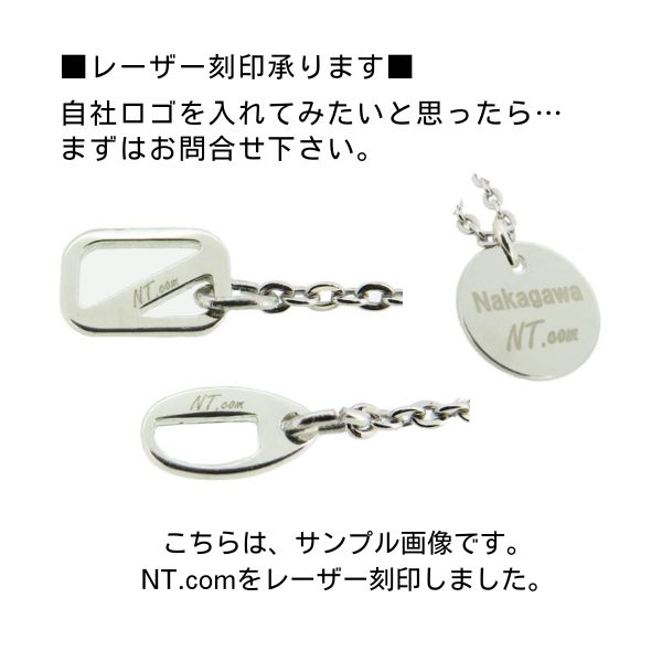 Ag AD-9 片面SILVER925刻印ダルマプレート RA: シルバー│アクセサリー