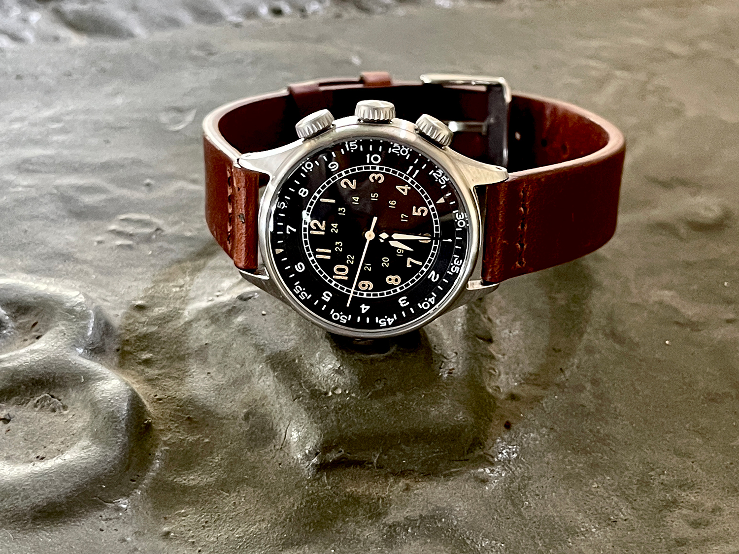TYPE A-15 ELASPED TIME ミリタリーウォッチ ミリタリーショップ 革