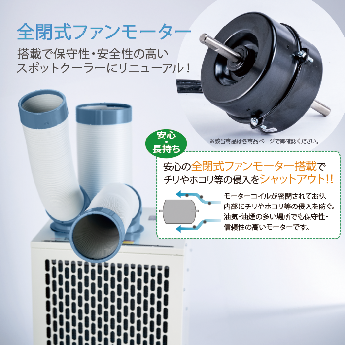 ナカトミ、スポットクーラー SAC-18の購入はナカトミショップ