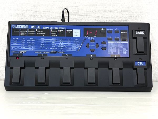 まだまだ使えます！BOSSの往年のマルチエフェクター！ME-8（中古品