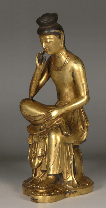 古美術 波兎 / 金銅弥勒菩薩半跏像 朝鮮三國時代