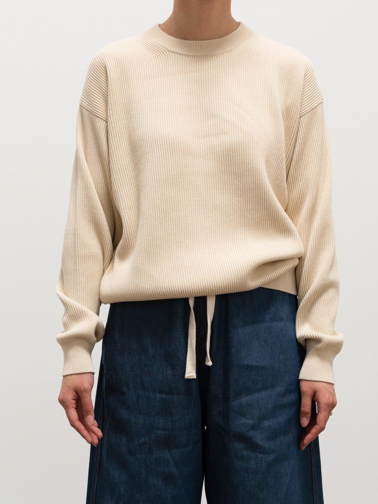 Namu Shop - Auralee Super Hard Twist Rib Knit (Women's) - Ivory