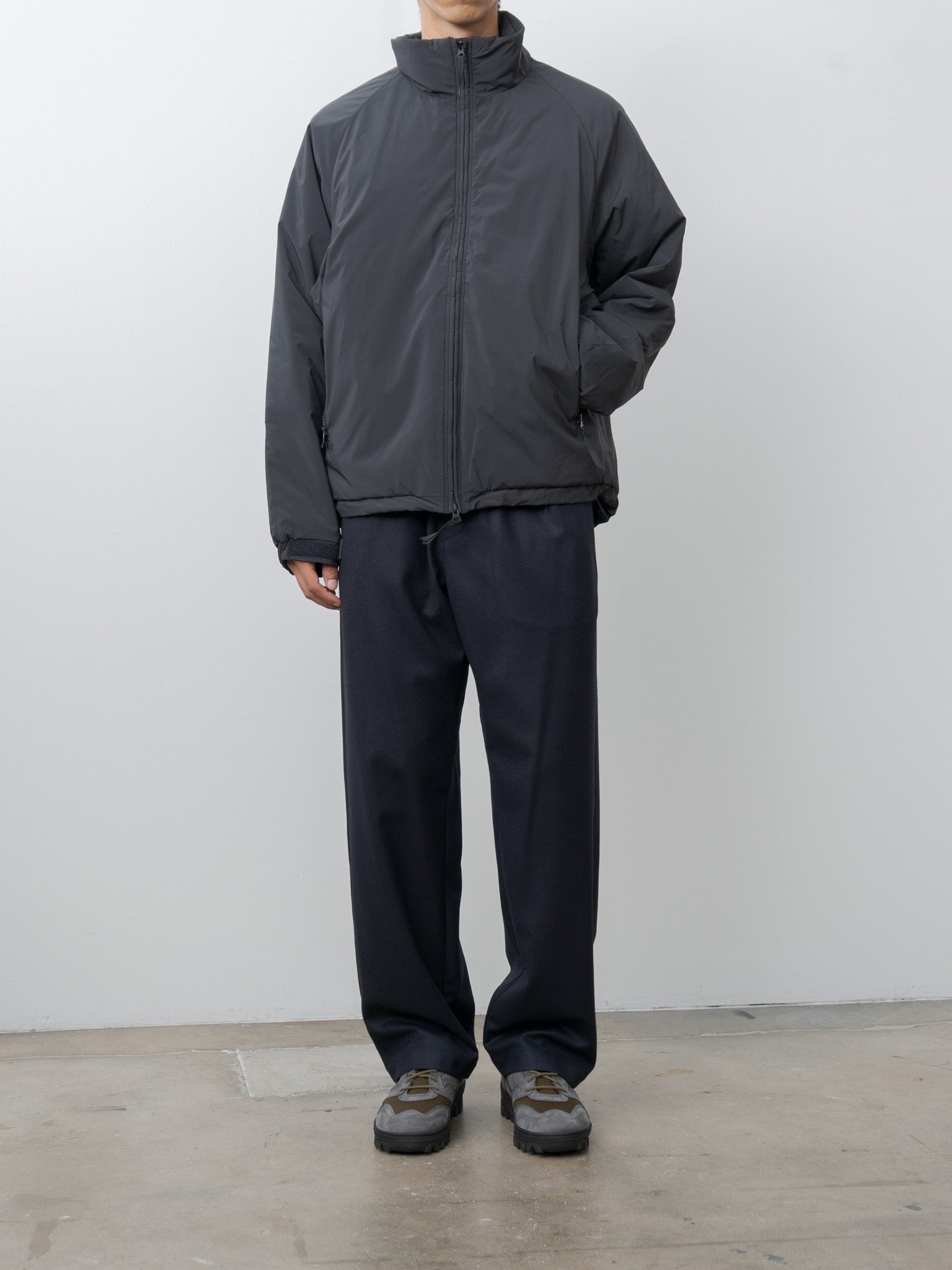 Namu Shop - Kaptain Sunshine Poly Nylon Puffer Jacket - Black