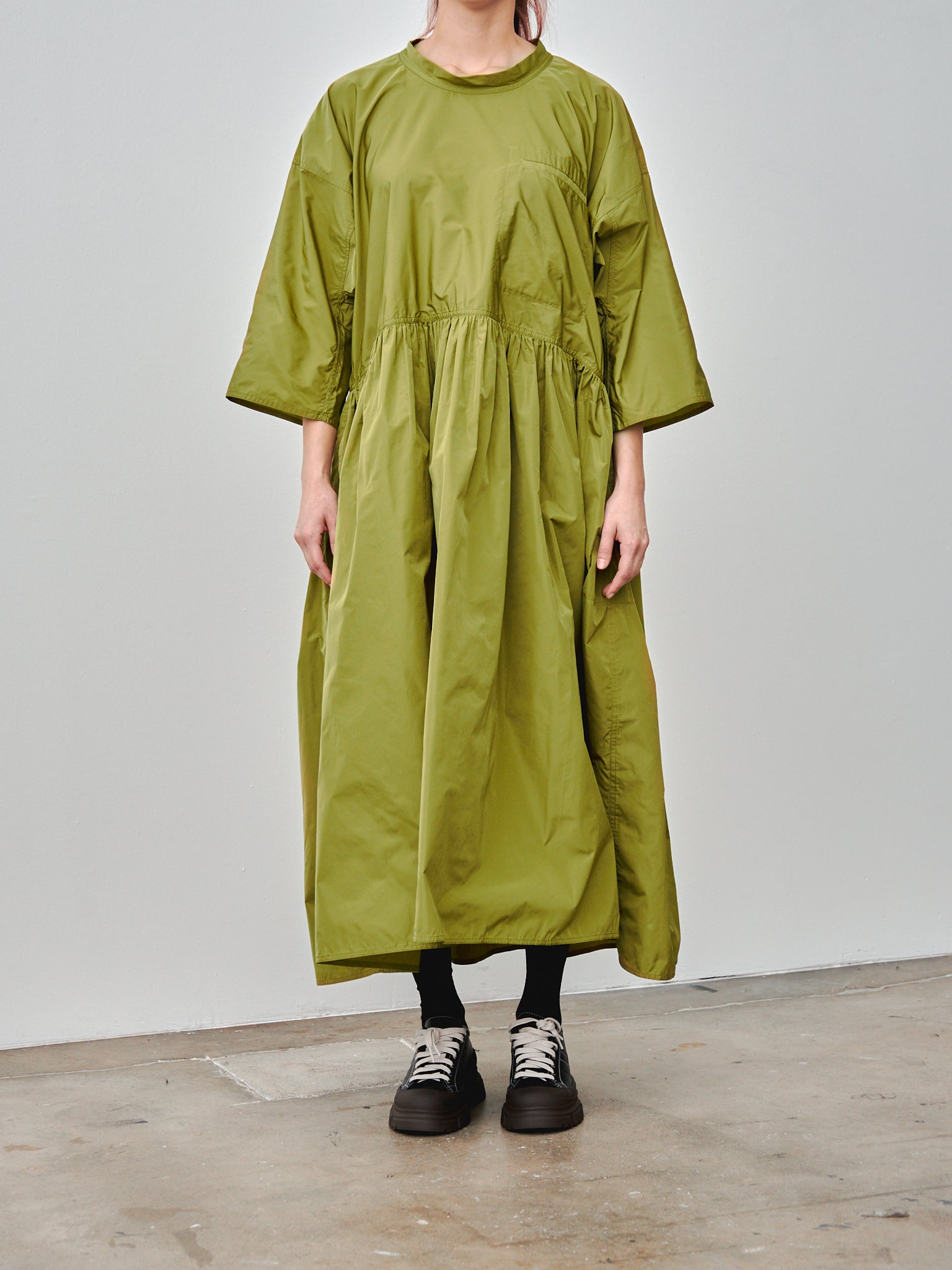 Namu Shop - Sofie D'Hoore Delos Dress - Olive Oil