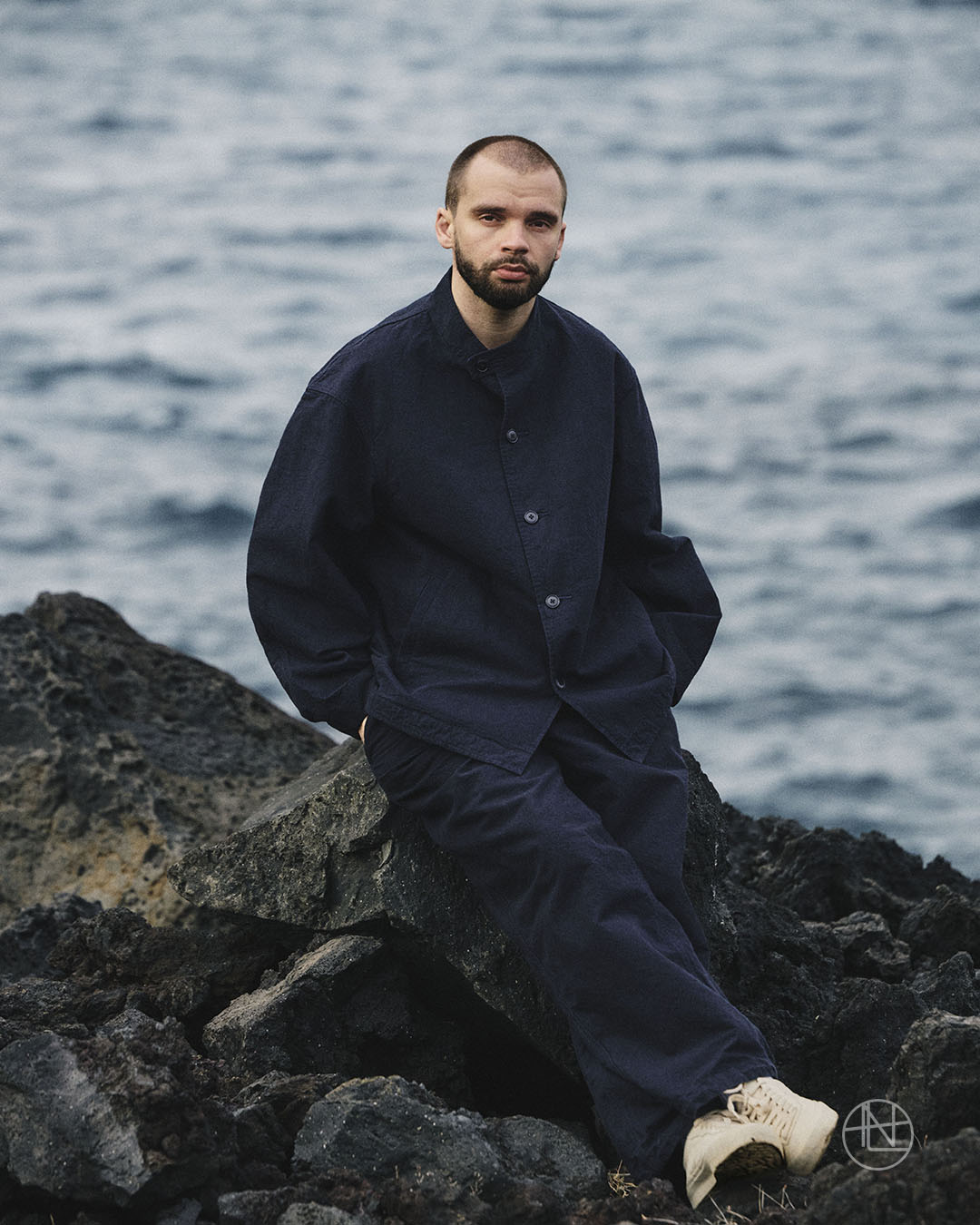 PAN AM AIR ネイビー クルージャケットMサイズ PAN AM AIR ネイビー