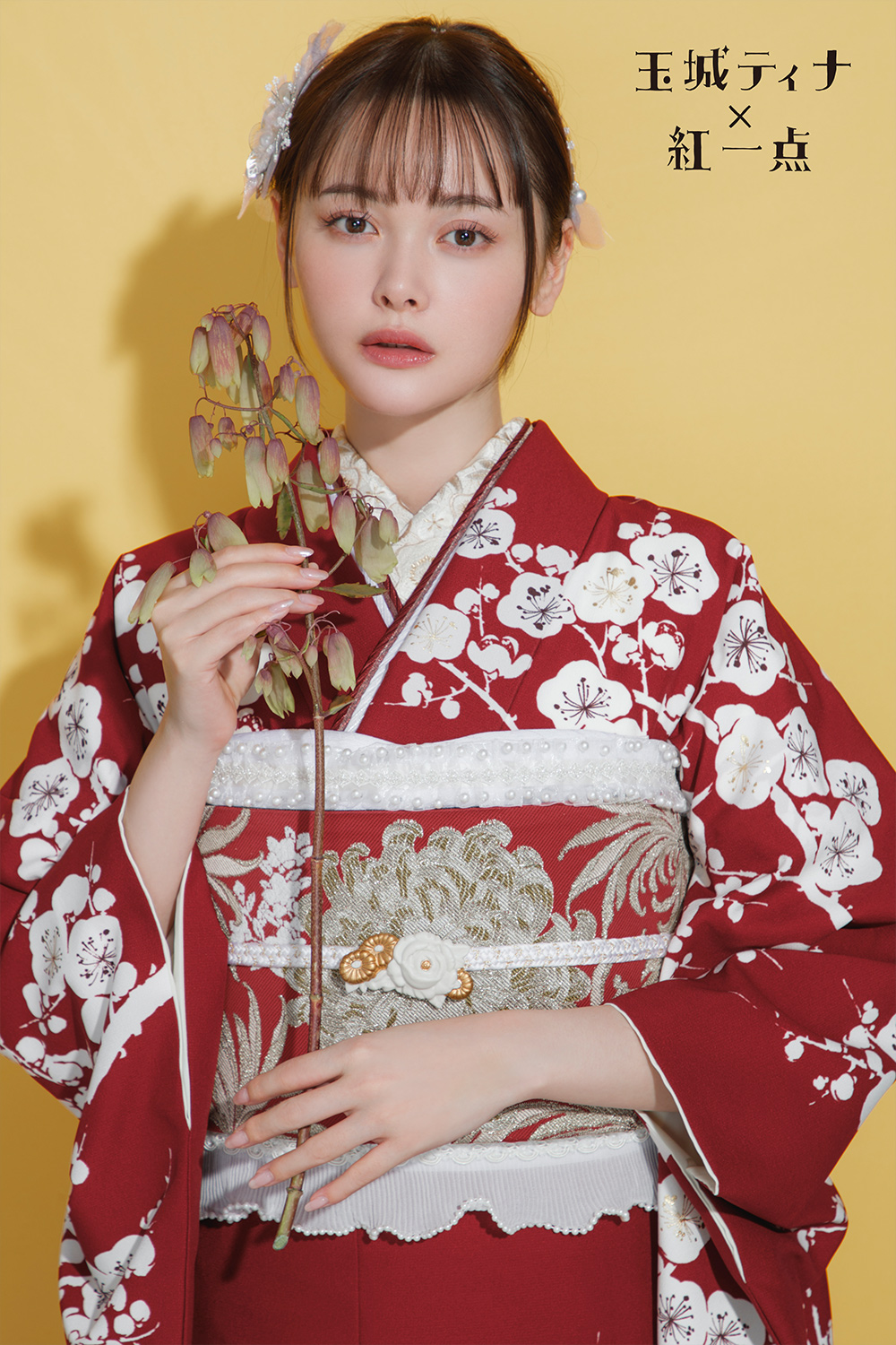 ナナイロキモノWEBショップ / 振袖フルセット｜玉城ティナ×紅一点 T-F122