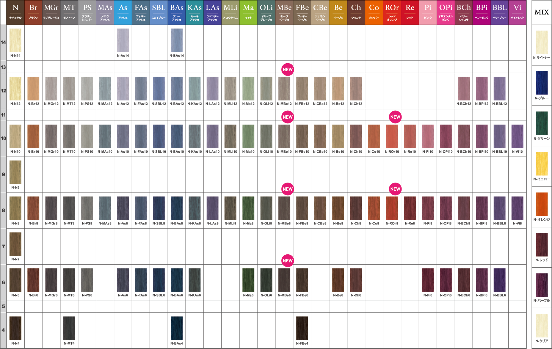 ナシード 2024 SS NEW COLOR | ナプラ公式サイト