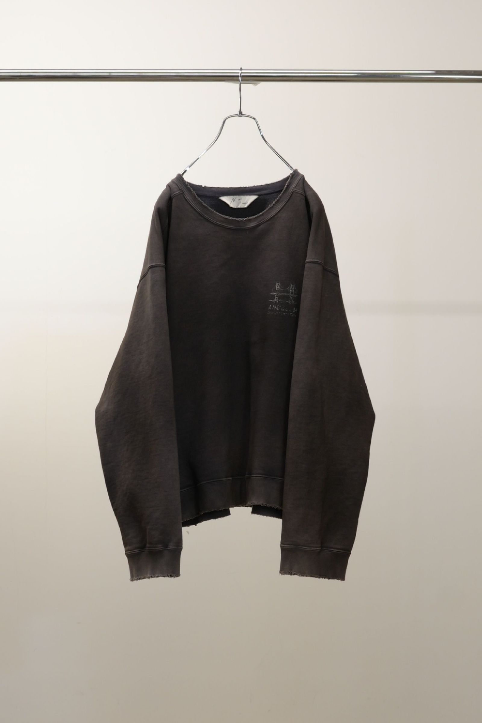 ANCELLM - BRIDGE SWEAT SHIRT | BLACK | スウェット | NapsNote