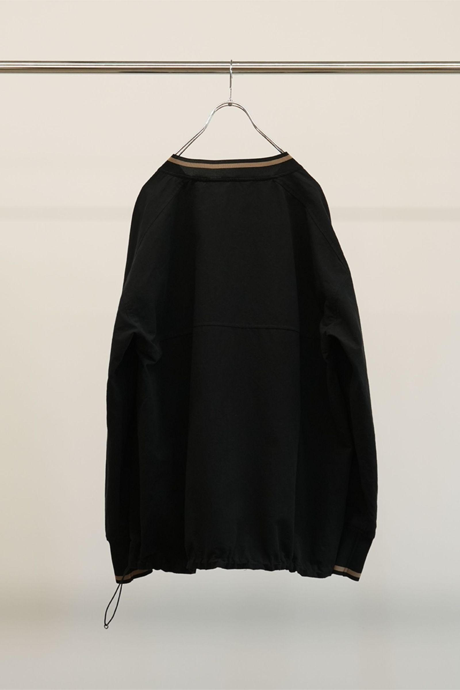 ANCELLM - C/N PULLOVER SHIRT | BLACK | プルオーバーシャツ | NapsNote