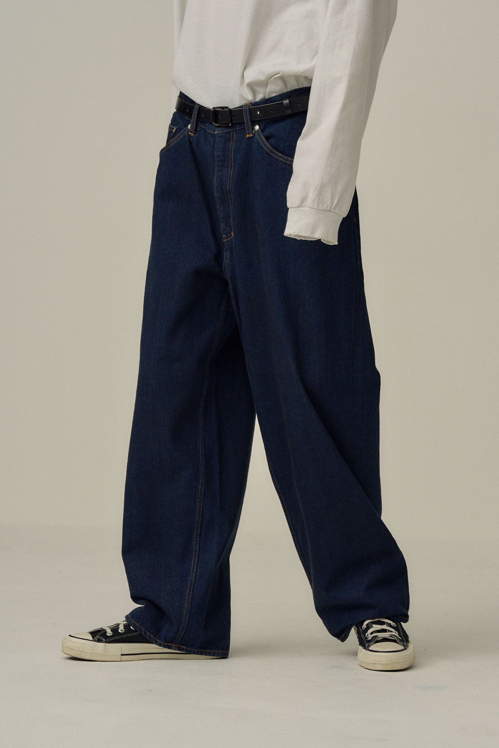 ANCELLM - #01 OW | INDIGO | デニムパンツ | NapsNote