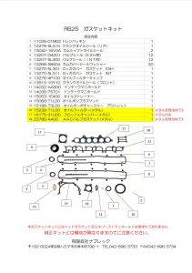 RB25DET-Neo6エンジンオーバーホールガスケットキット | [NAPREC