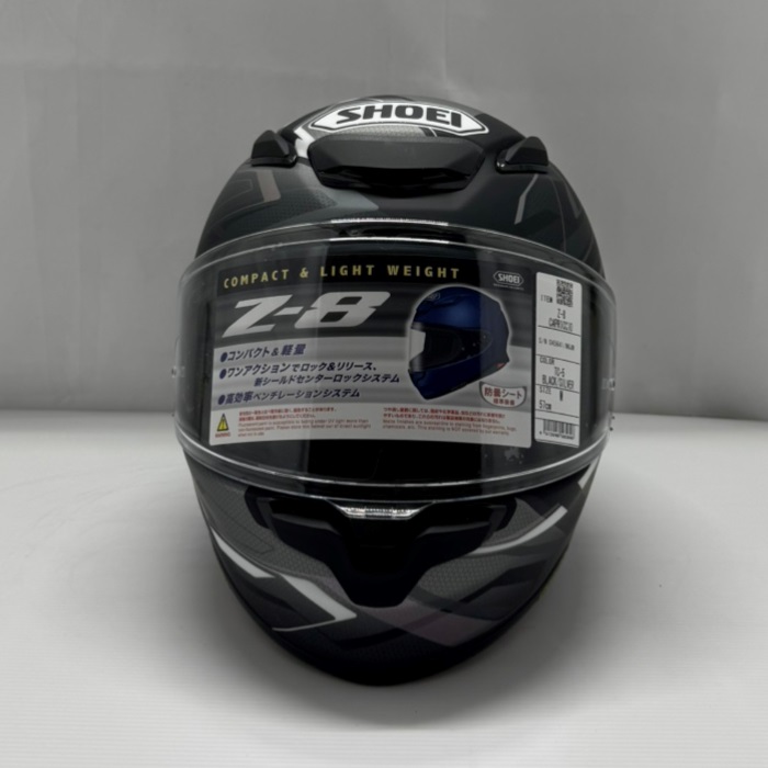 Z-8 CAPRICCIO TC-5 BLACK/SILVER フルフェイスヘルメット｜フル