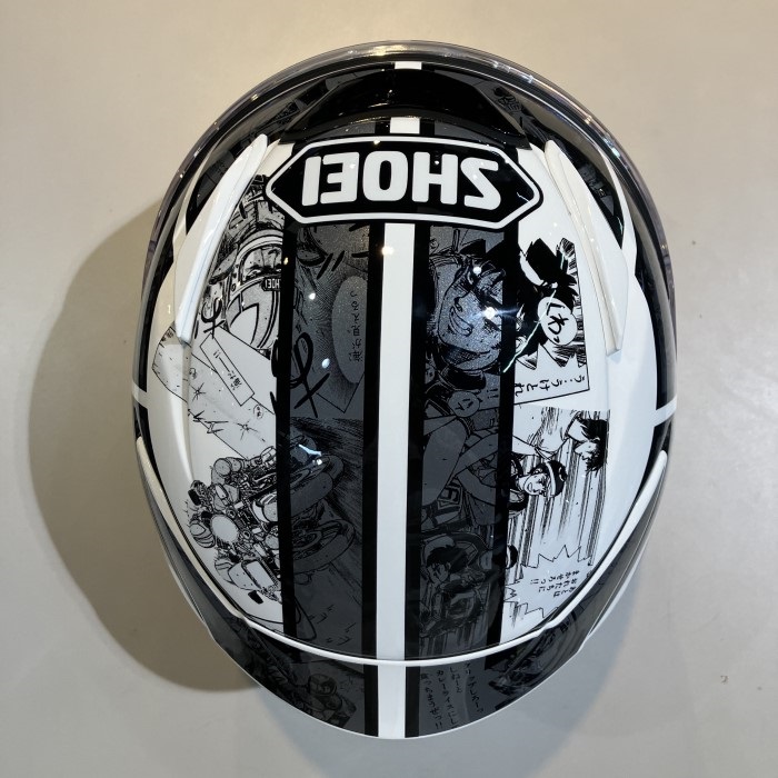 在庫限り】 Z-8 バリバリ伝説 TC-6 WHITE/GREY｜フルフェイス