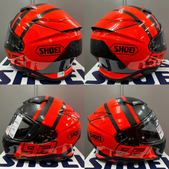 在庫限り】Z-8 MM93 COLLECTION TRACK TC-1 RED/GREY フルフェイス