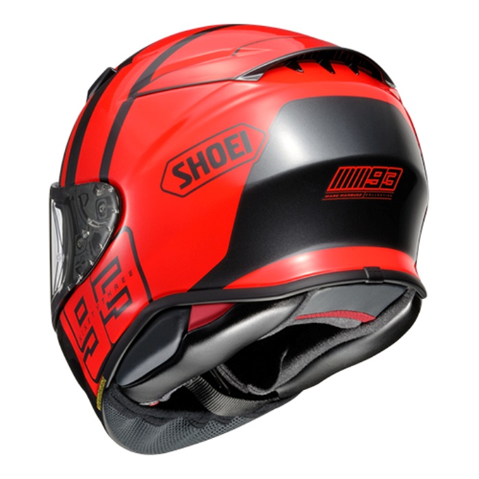 在庫限り】Z-8 MM93 COLLECTION TRACK TC-1 RED/GREY フルフェイス