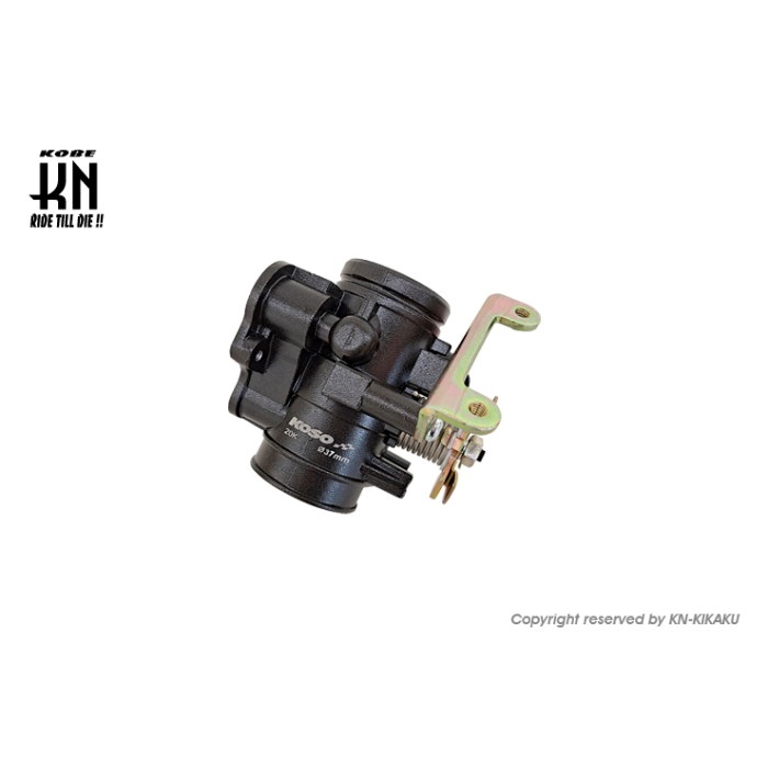 KN+KOSO NEW BIGスロットルボディ37mm【シグナスX2/3型台湾/4/5型国内