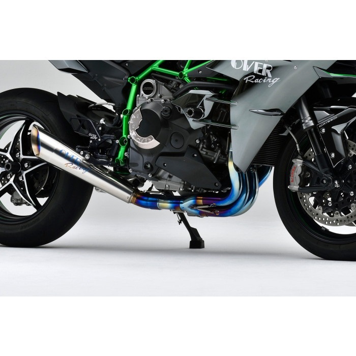 レーシングチタン メガホン 4-2-1 フルエキゾーストマフラー NinjaH2