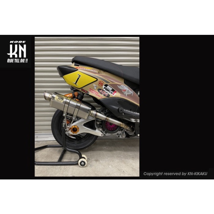 HOTLAP×KN チャンピオンマフラー TITAN 【シグナスX Ver.3】｜フル