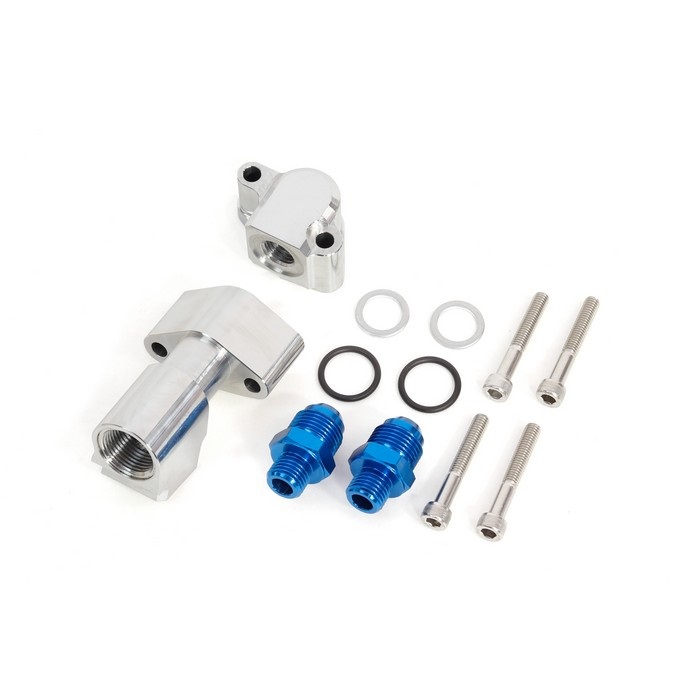 オイルクーラーキット (サイド廻し) ストレート #8 9-13R [サーモ対応