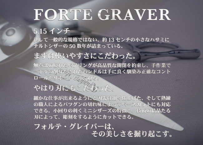 フォルテグレイバーDB/ForteGraverDB | カットシザーズ | 美容鋏