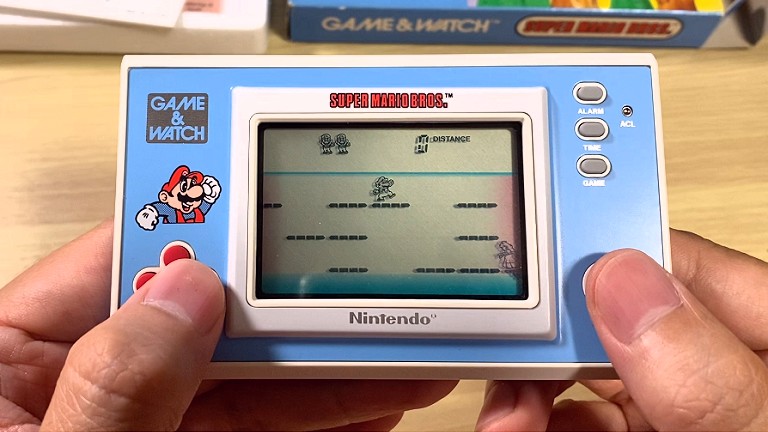 スーパーマリオブラザーズ』はゲーム＆ウオッチでも出ていた！どんな