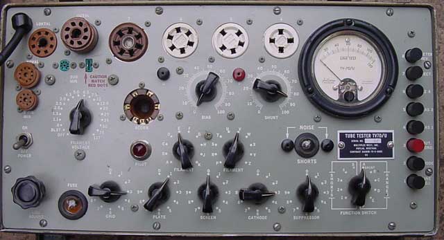ラジオ工房 真空管試験器 TV－7D 修理体験記