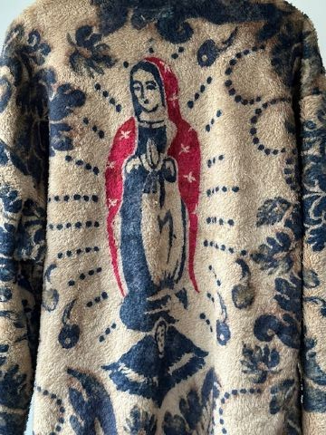 KAPITAL (キャピタル) ダマスク柄フリース スナップT（バージンマリア