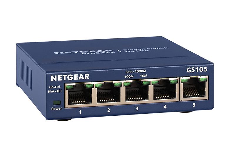 Gigabit Unmanaged Switch Series - GS105 | NETGEAR