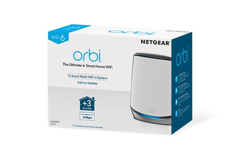 RBS850 | メッシュWiFiシステム 追加用サテライト | Orbi WiFi 6