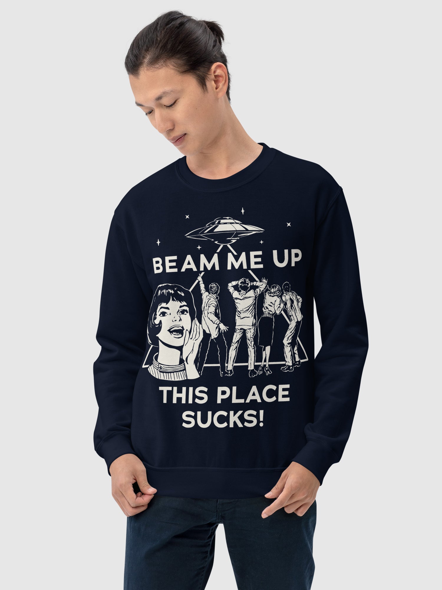 Stranger Things Beam Me Up Sweatshirt | Netflix Shop