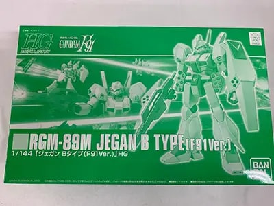 買取】1/144 HGUC RGM-89 ジェガン F91Ver. 3機セット 水転写式