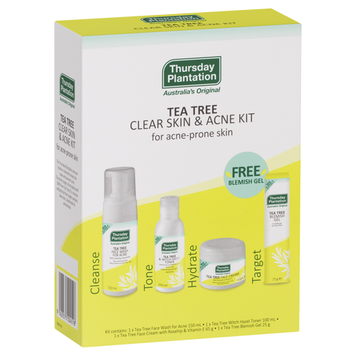 Thursday Plantation Tea Tree Clear Skin & Acne Kit - Net Pharmacy