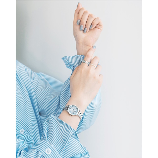 wicca KS1-210-91 ソーラー テック電波(ブルー): CITIZEN - チック