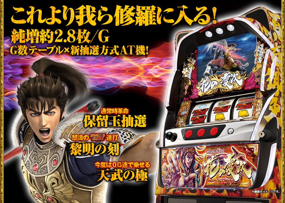 ニューギン／機種紹介／スロット スロット「花の慶次～これより我ら