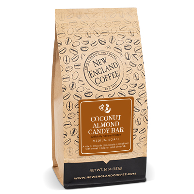 Coconut Almond Candy Bar | New England Coffee