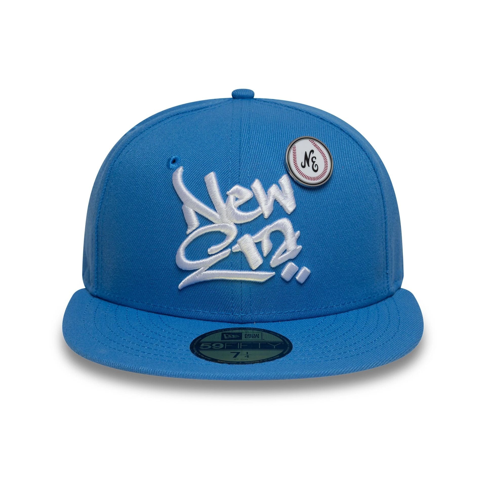 New Era Script Blue 59FIFTY Fitted Cap | NEC UK