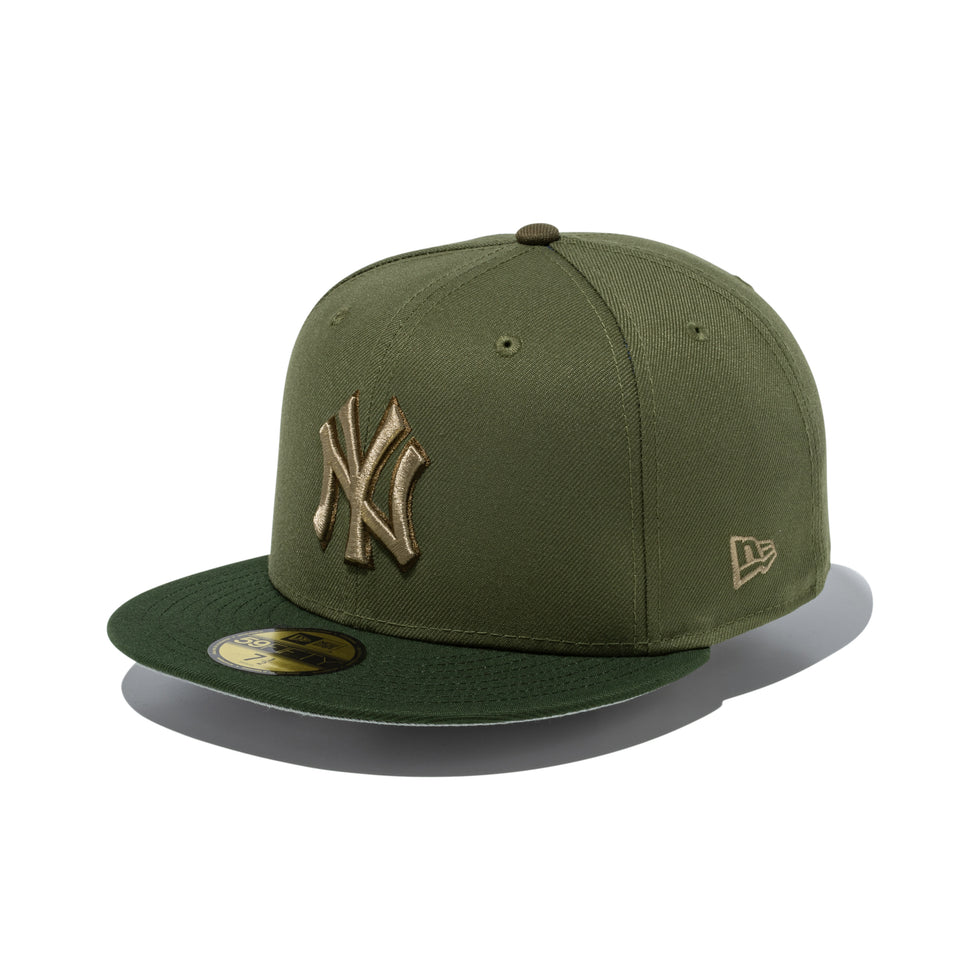 59FIFTY Deep Forest ニューヨーク・ヤンキース オリーブ グリーン