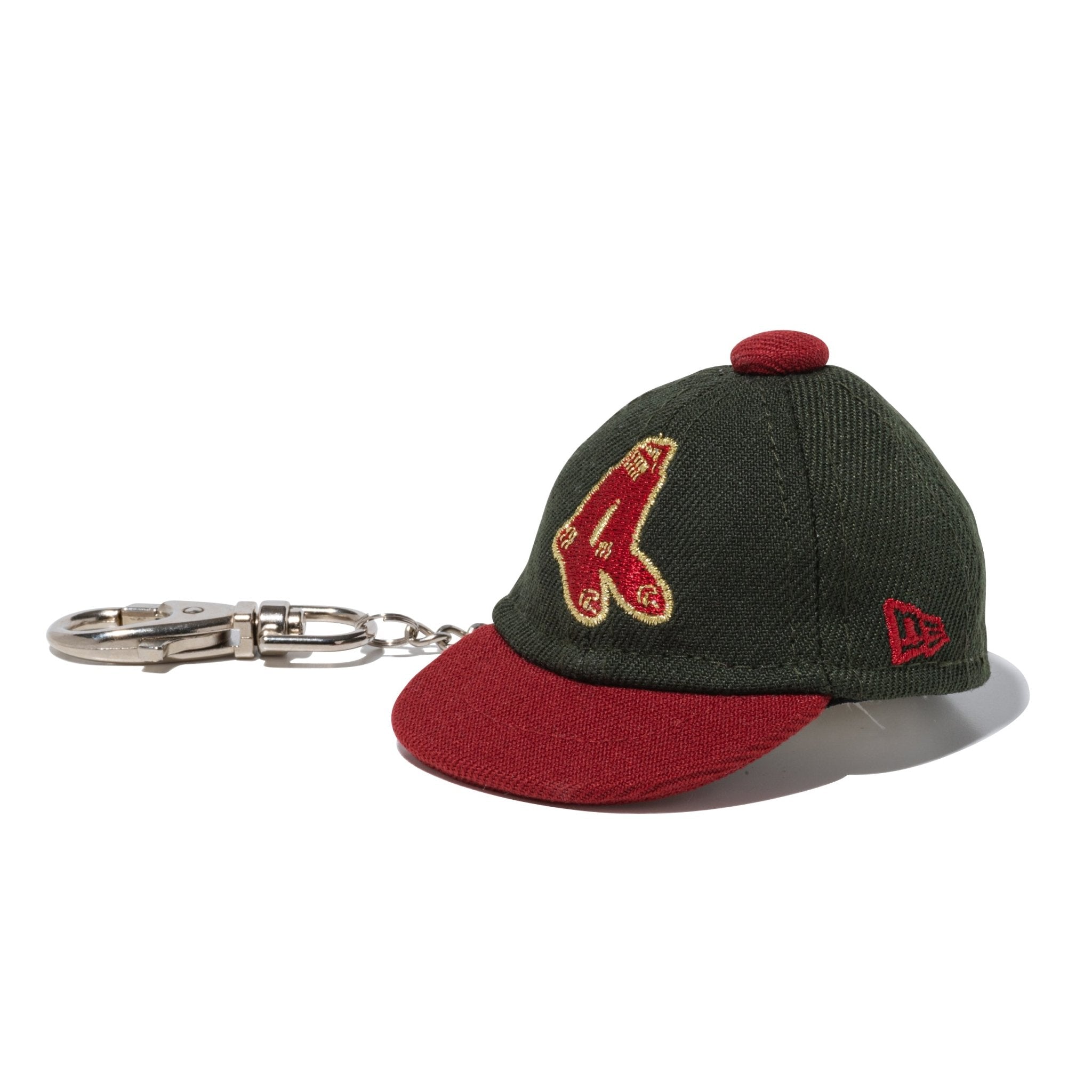 キャップキーホルダー ボストン・レッドソックス Happy Holidays